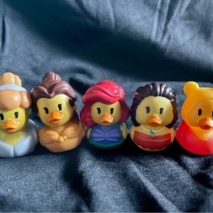 Disney Princess Bath Time Duckies Set